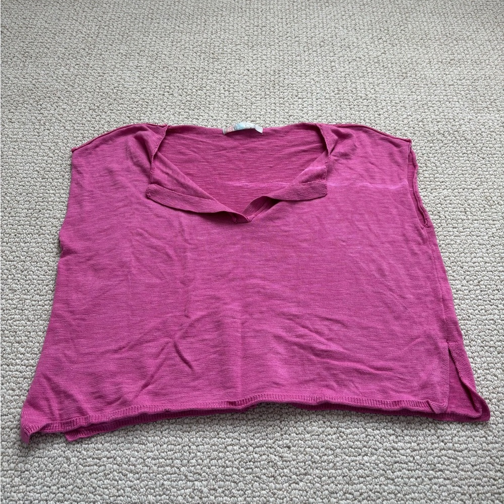 FP Movement by Free People Magenta Short Sleeve Tee